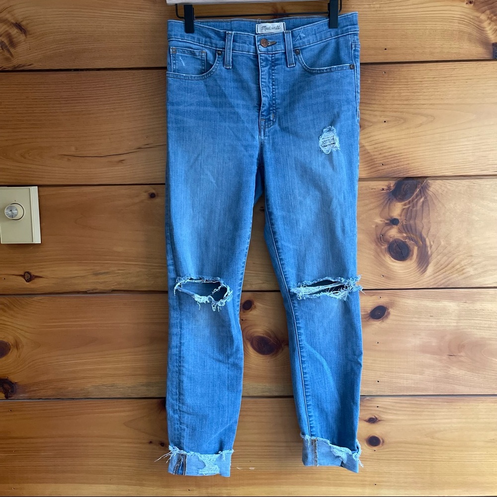 Madewell high rise skinny 28